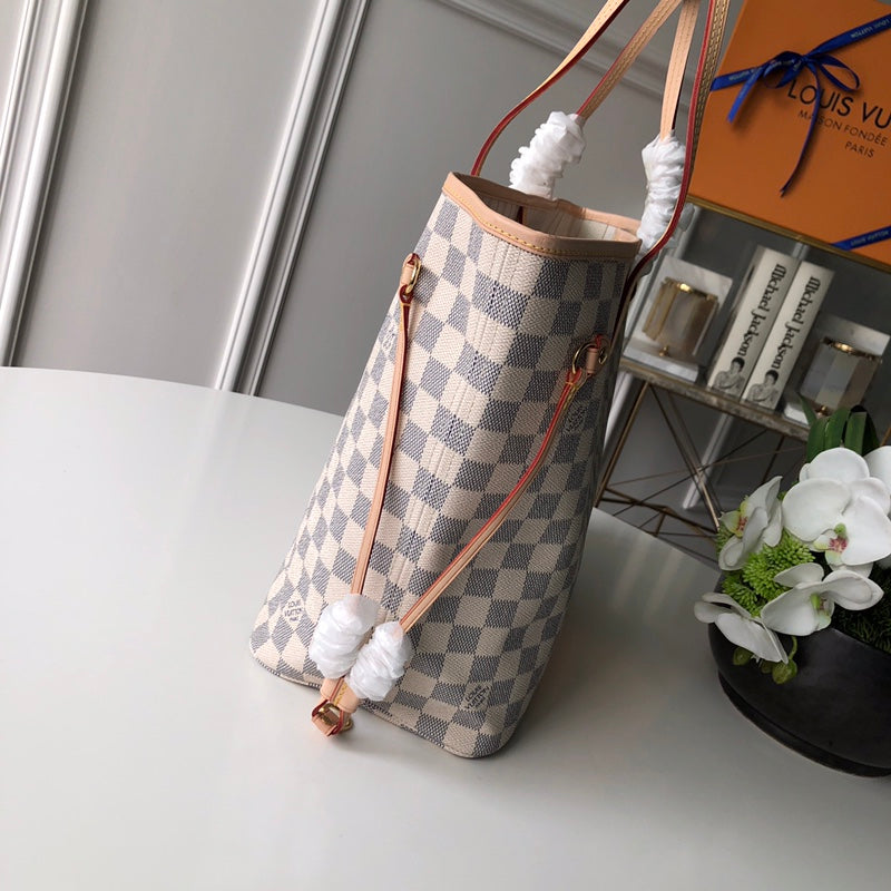 Bolsa Louis Vuitton LV Neverfull MM Damier Azur