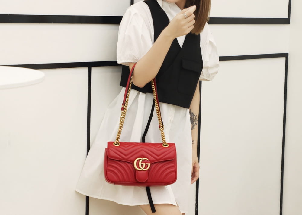 Bolsa Gucci Marmont Média