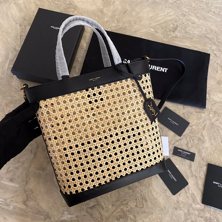 Bolsa Ysl Bamboo Basket