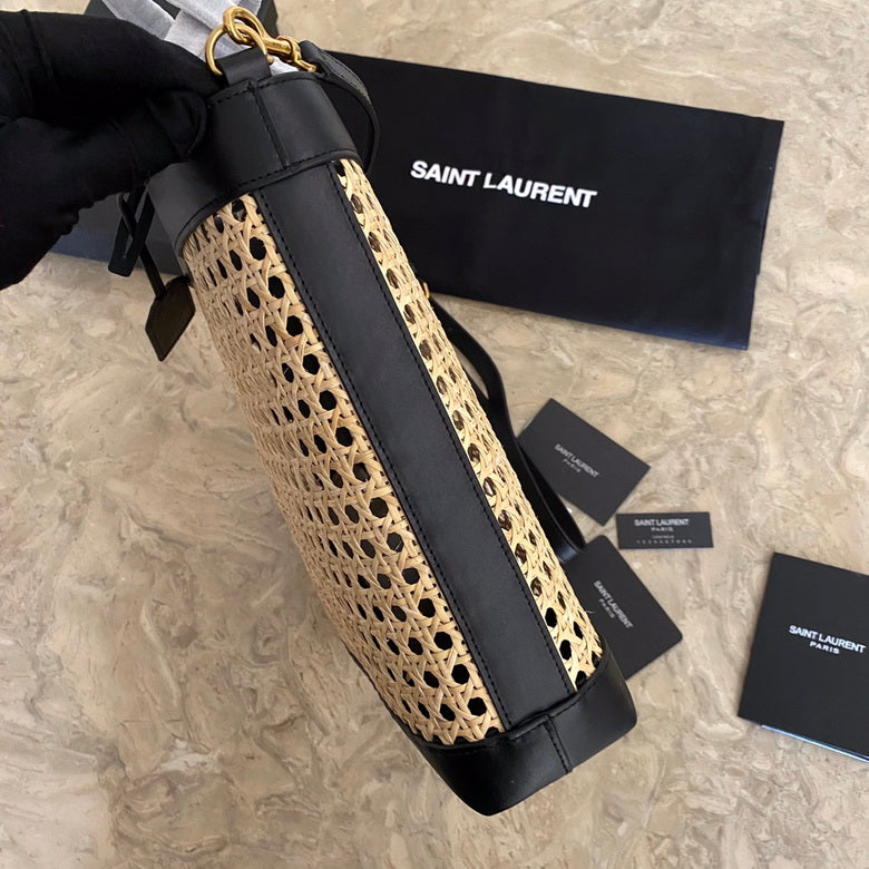 Bolsa Ysl Bamboo Basket