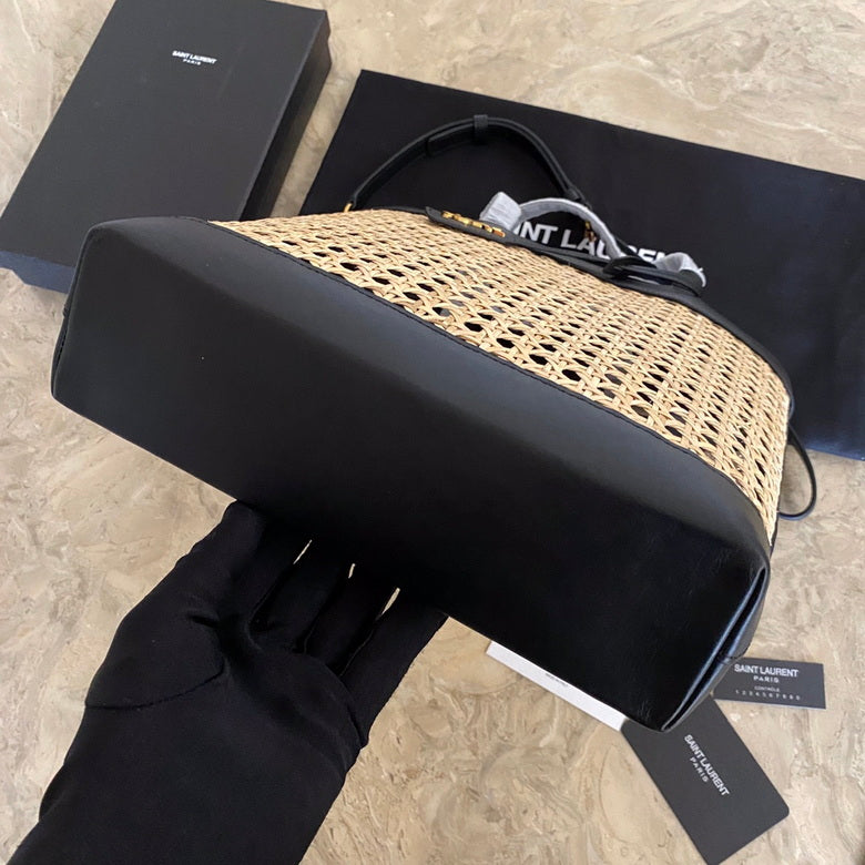 Bolsa Ysl Bamboo Basket