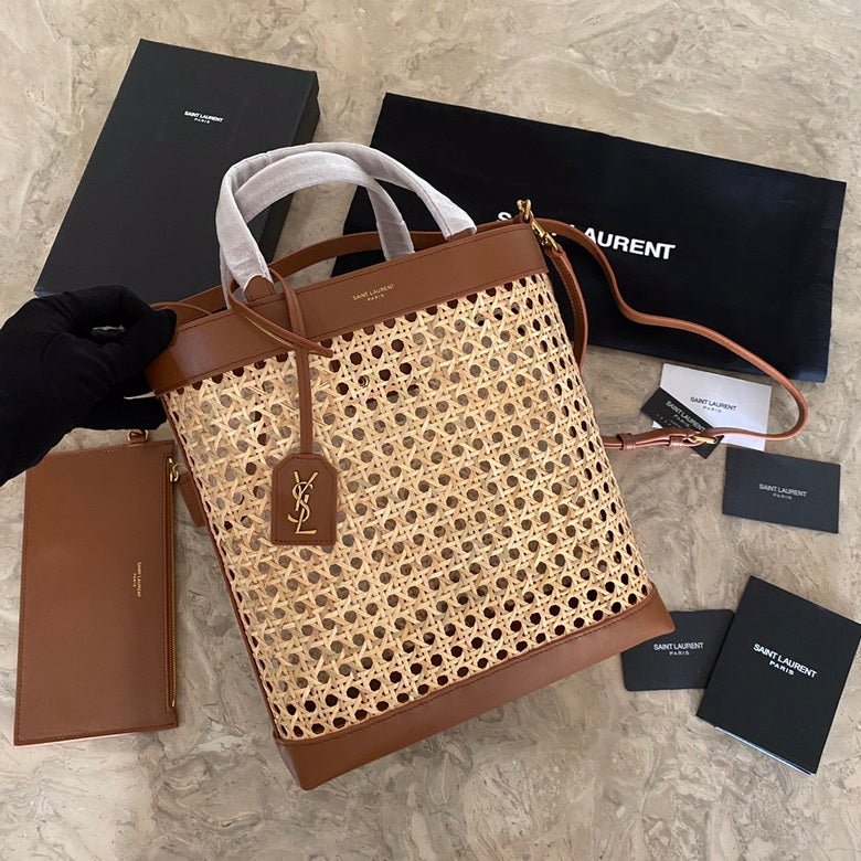 Bolsa Ysl Bamboo Basket