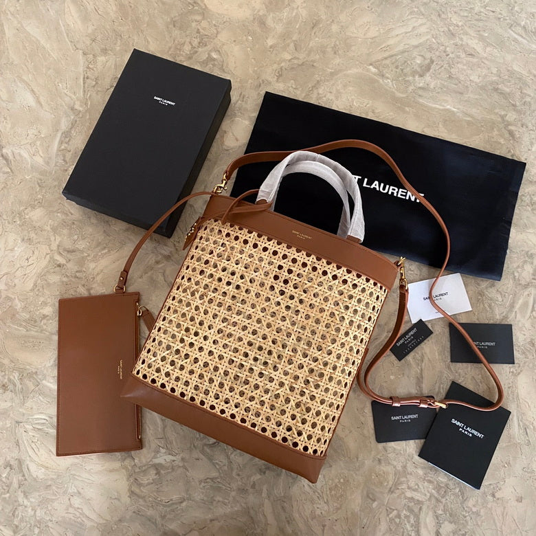 Bolsa Ysl Bamboo Basket