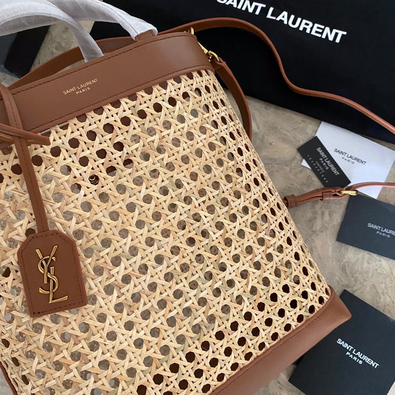 Bolsa Ysl Bamboo Basket