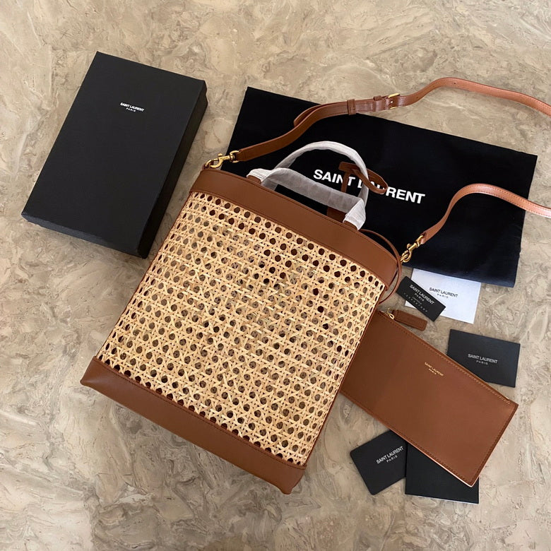 Bolsa Ysl Bamboo Basket