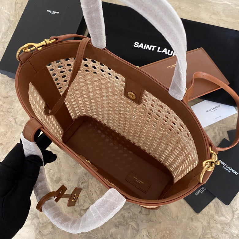 Bolsa Ysl Bamboo Basket