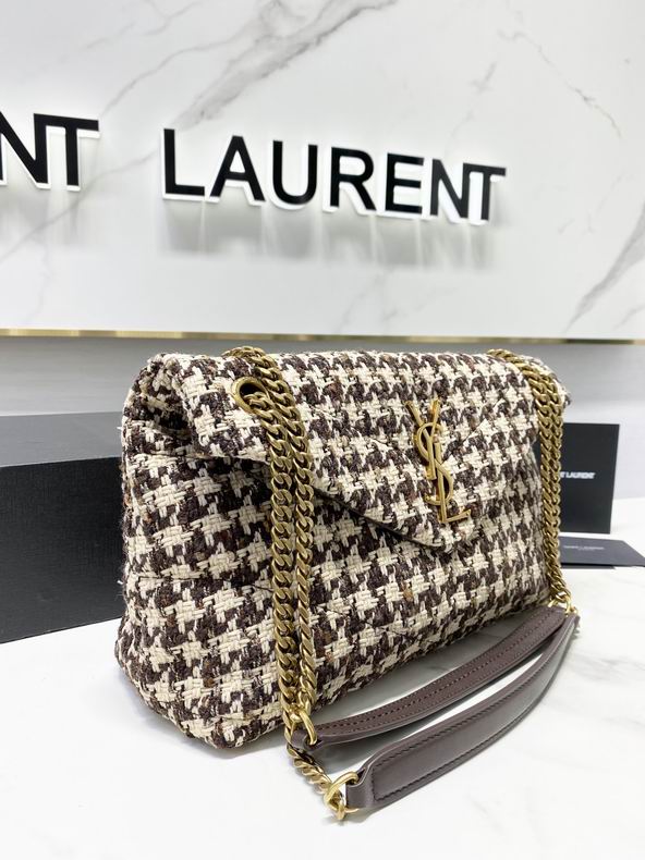 Bolsa  Ysl Loulou Puffer Grande