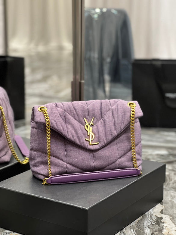 Bolsa  Ysl Loulou Puffer Média