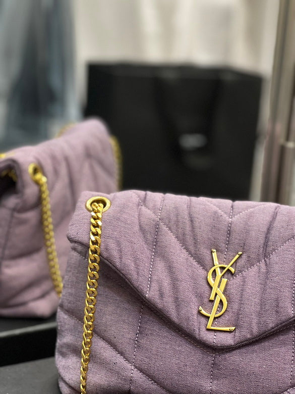 Bolsa  Ysl Loulou Puffer Média