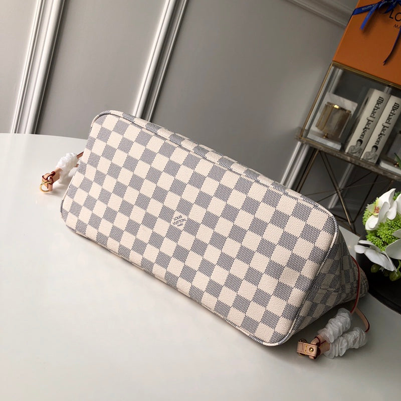 Bolsa Louis Vuitton LV Neverfull MM Damier Azur
