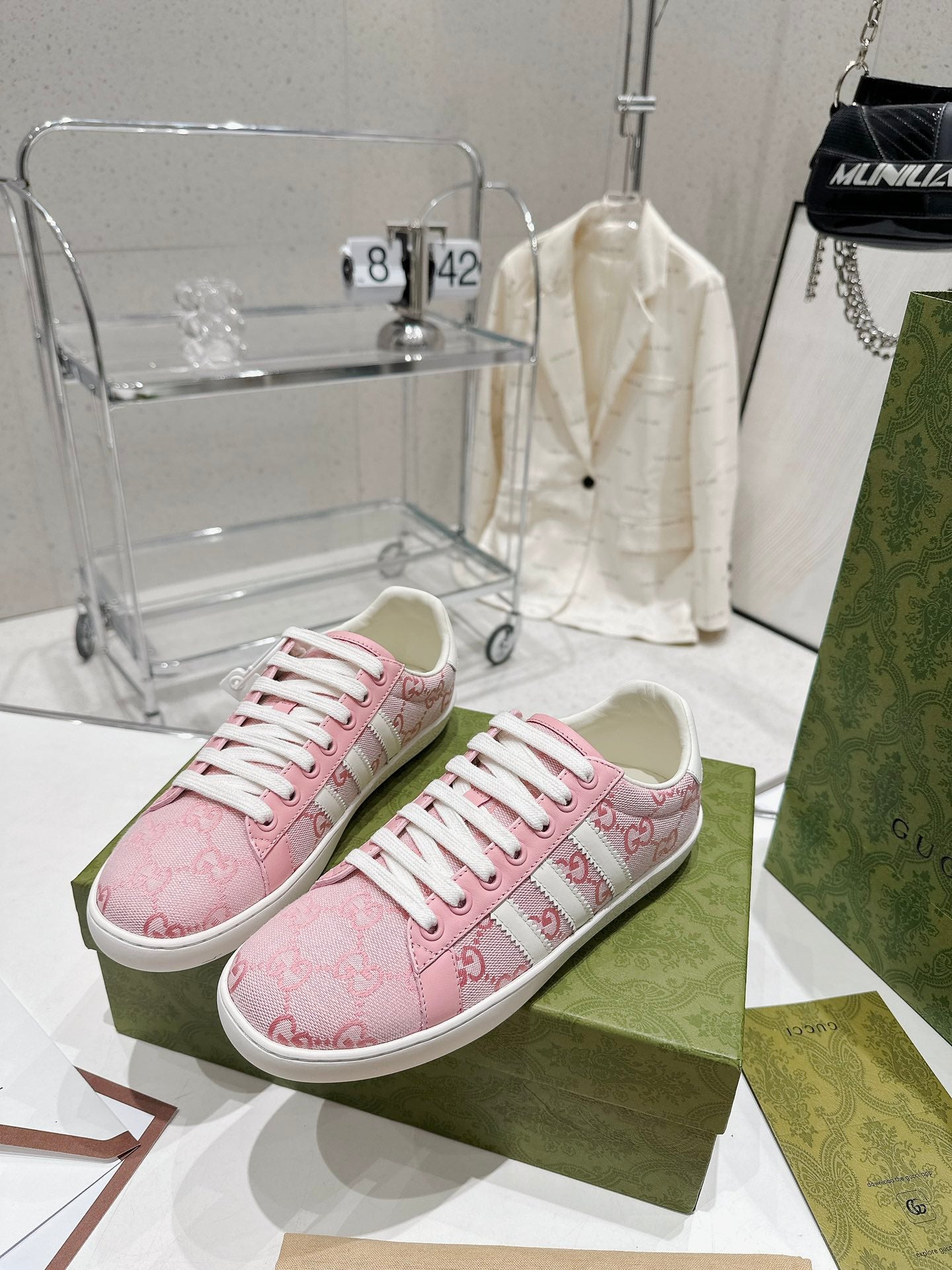 Tênis 2023ss GUCCI MAC80
