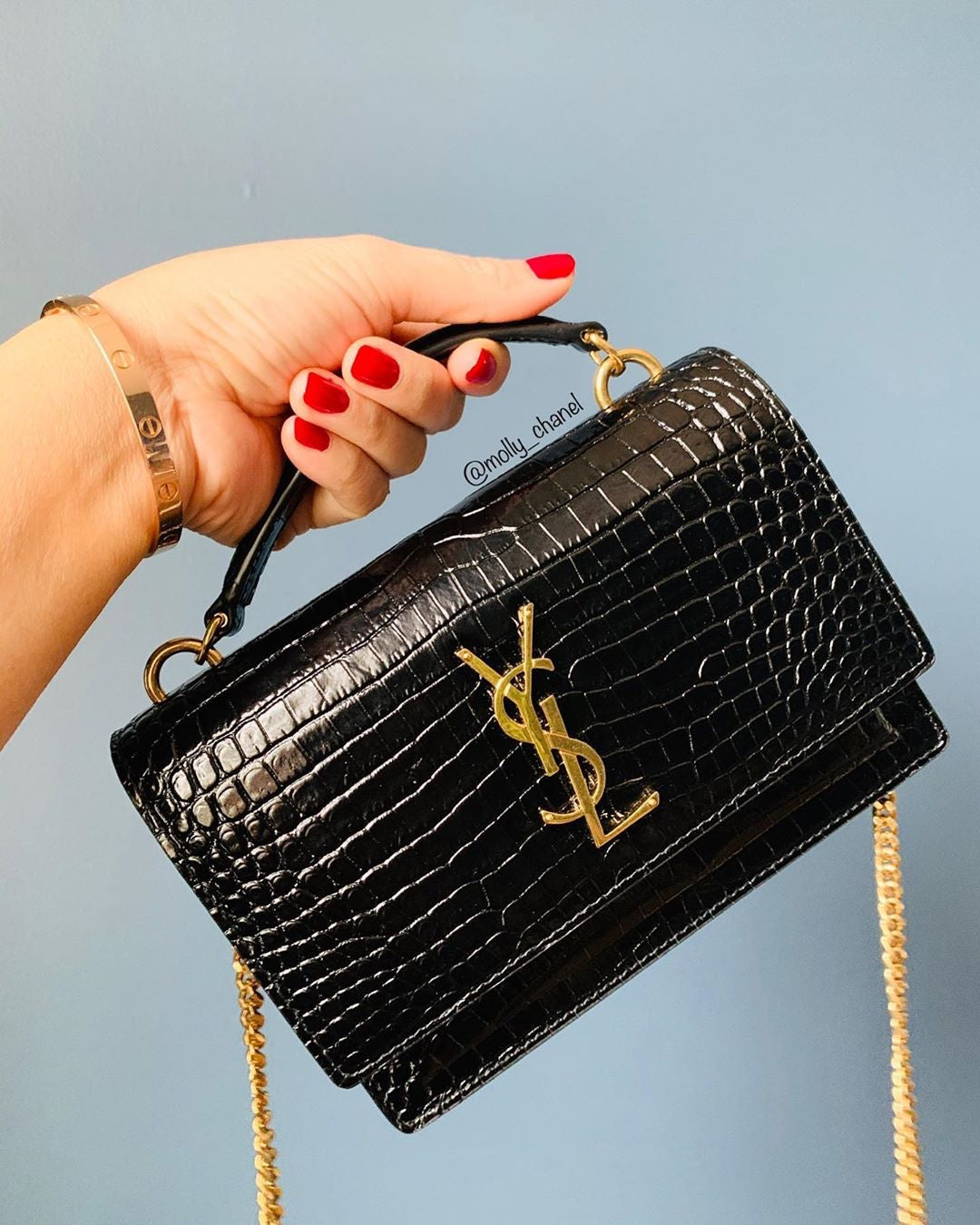 Bolsa YSL Sunset Woc 19CM