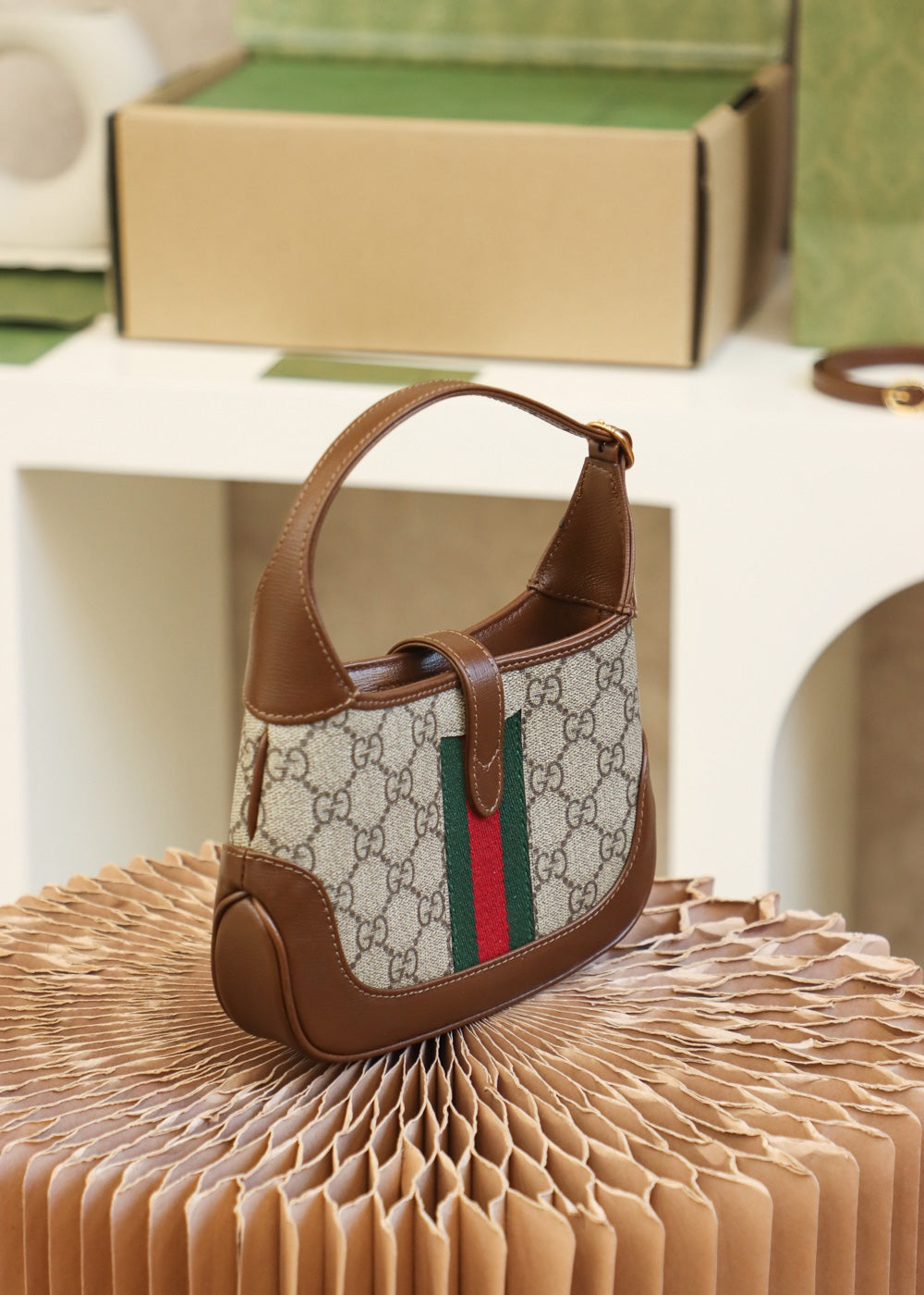 Bolsa GUCCI 𝐉𝐚𝐜𝐤𝐢𝐞 𝟭𝟵𝟲𝟭 small shoulder bag