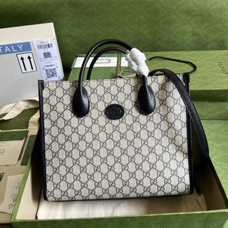 Bolsa Gucci tote Interlocking