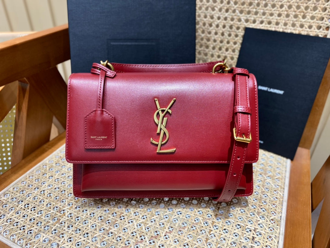 Bolsa YSL 𝙉𝙚𝙬 𝙢𝙚𝙙𝙞𝙪𝙢 𝙨𝙪𝙣𝙨𝙚𝙩 25CM
