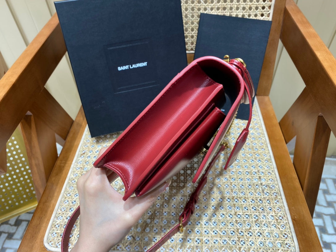 Bolsa YSL 𝙉𝙚𝙬 𝙢𝙚𝙙𝙞𝙪𝙢 𝙨𝙪𝙣𝙨𝙚𝙩 25CM