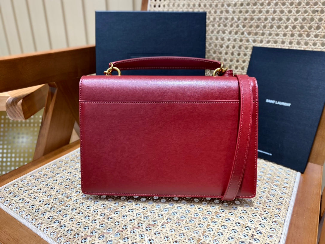 Bolsa YSL 𝙉𝙚𝙬 𝙢𝙚𝙙𝙞𝙪𝙢 𝙨𝙪𝙣𝙨𝙚𝙩 25CM