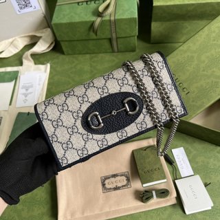 Bolsa Gucci HORSEBIT 1955 WALLET WITH CHAIN