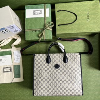 Bolsa Gucci tote Interlocking