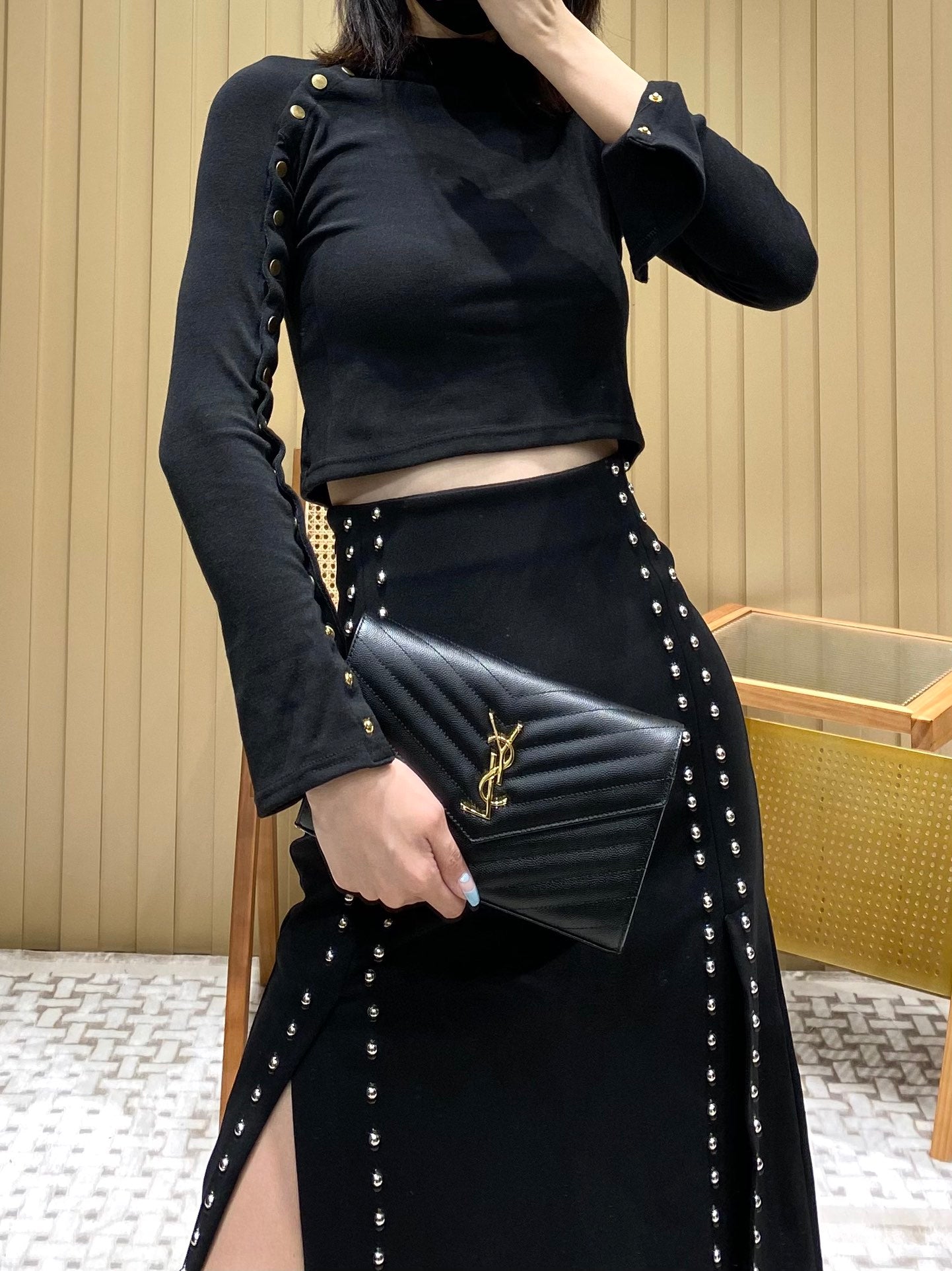 Bolsa YSL MONOGRAM WOC 22.5CM