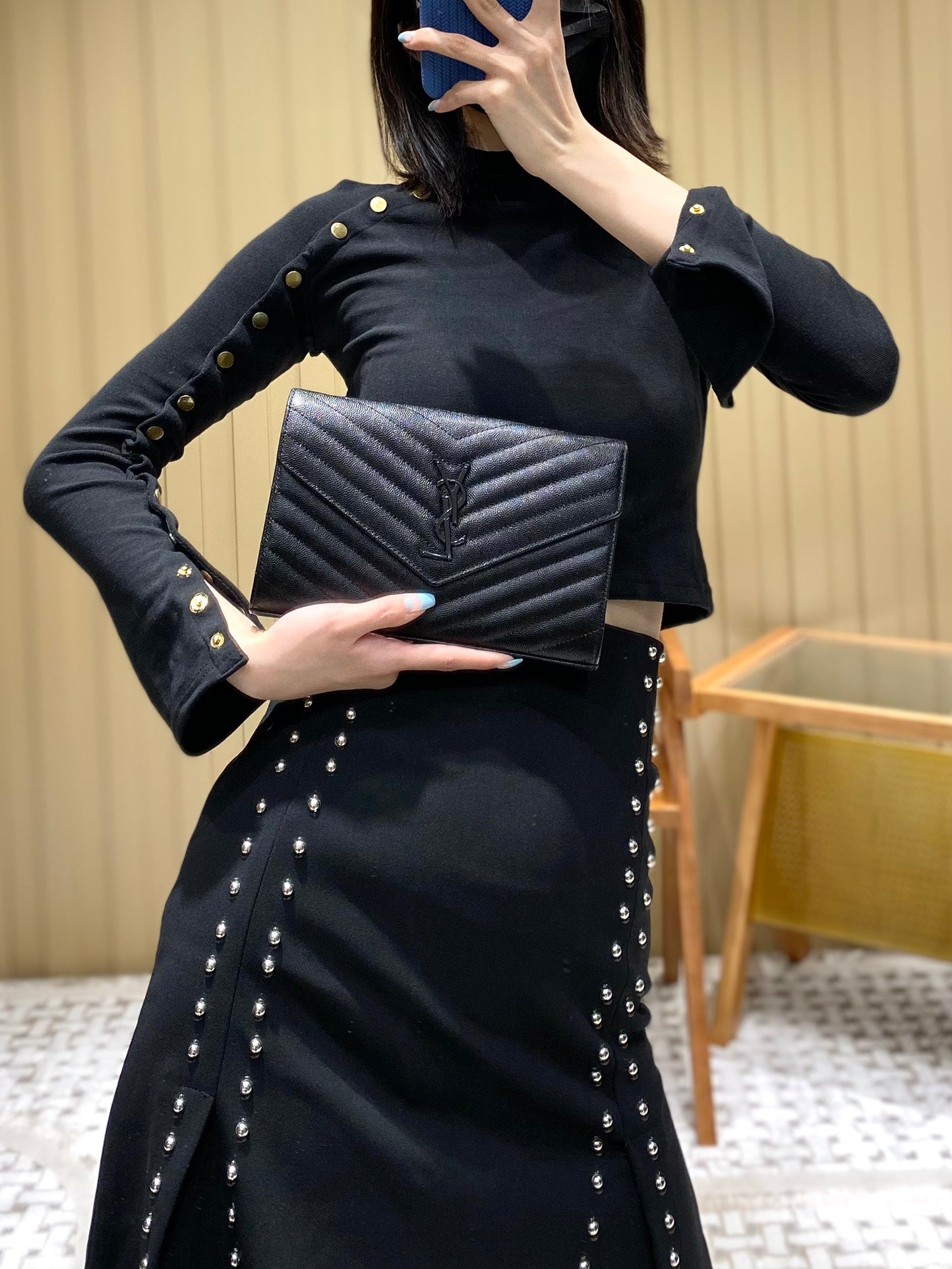 Bolsa YSL MONOGRAM WOC 22.5CM