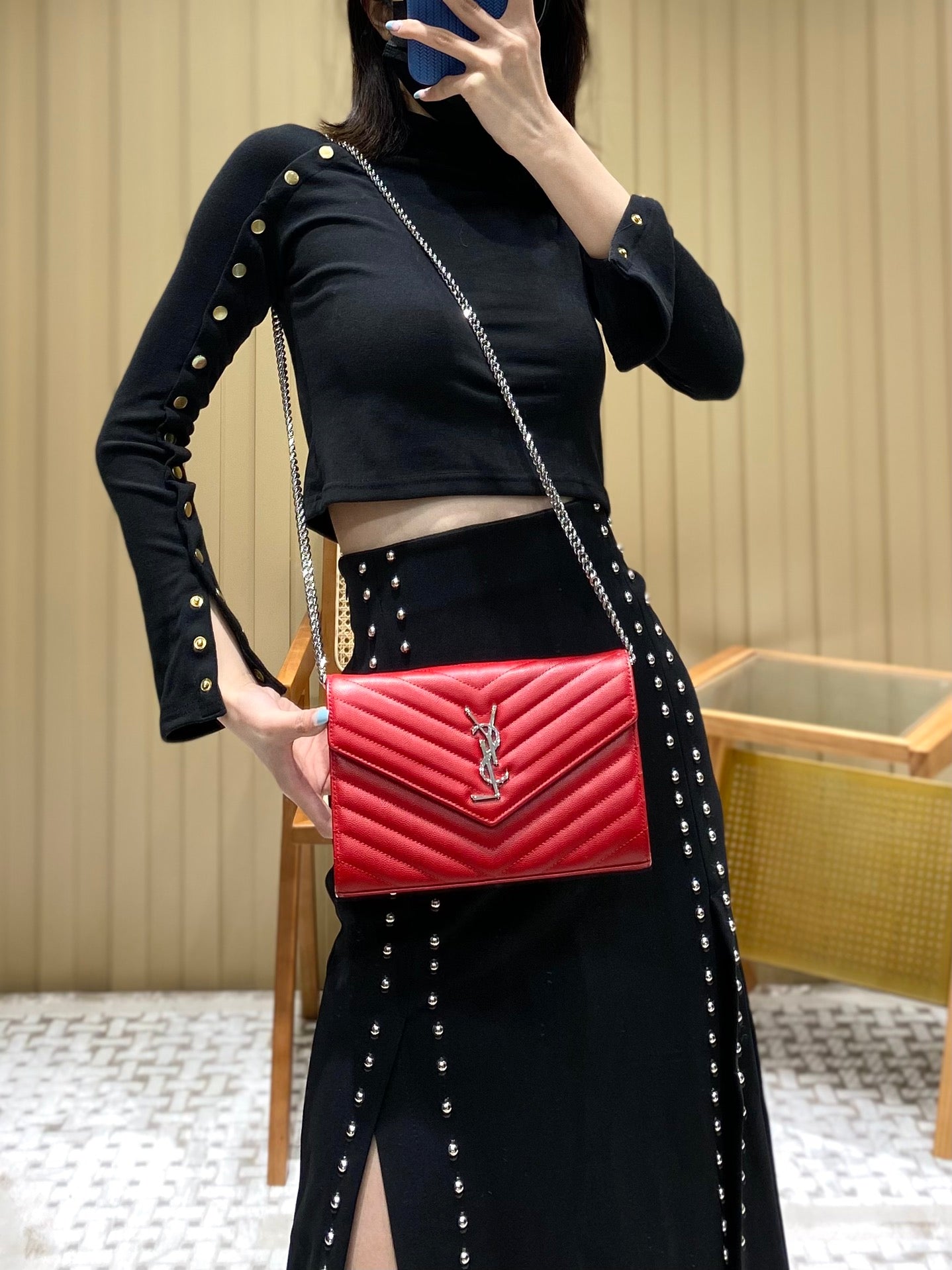 Bolsa YSL MONOGRAM WOC 22.5CM