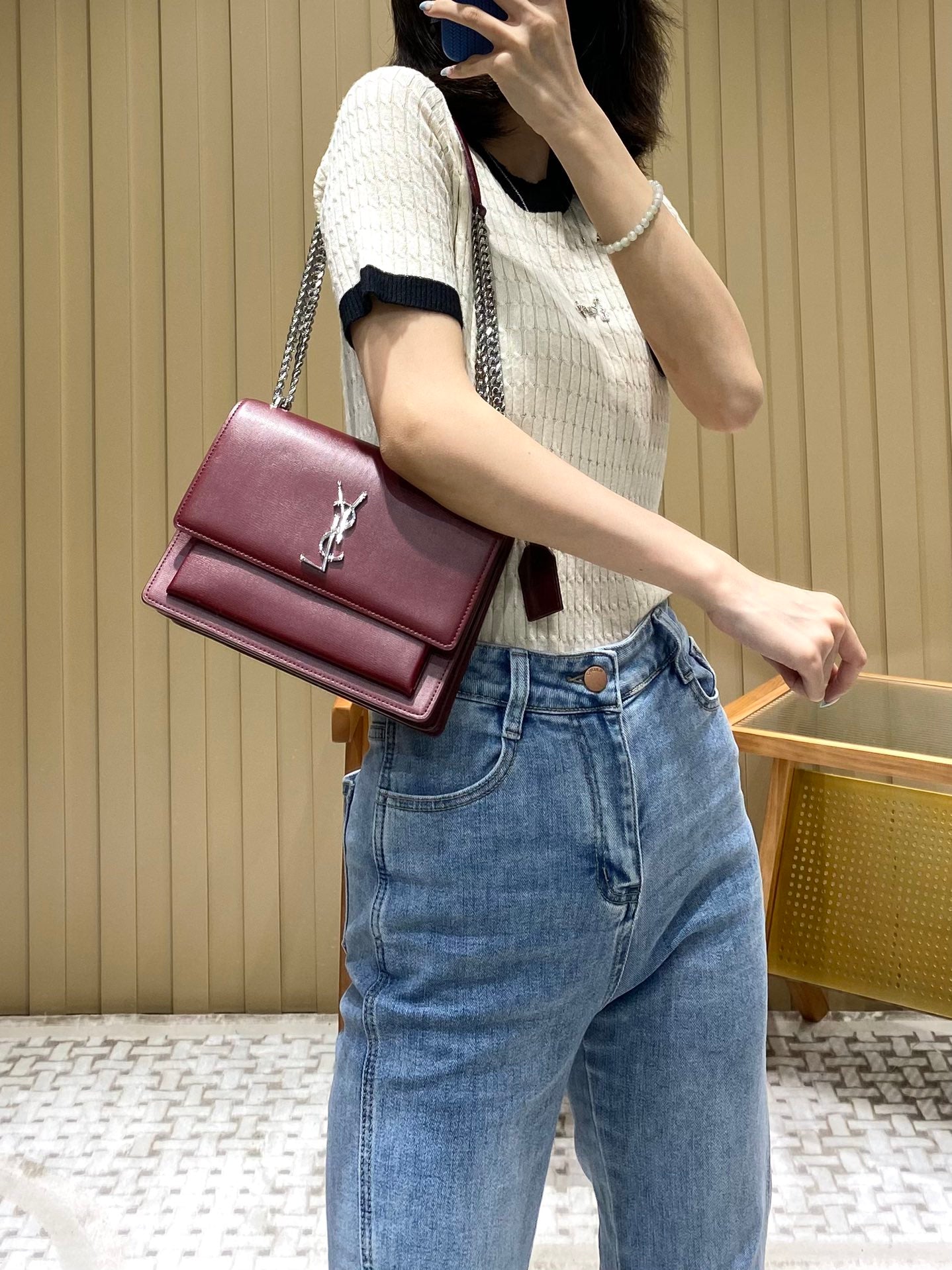 Bolsa YSL Sunset 22CM