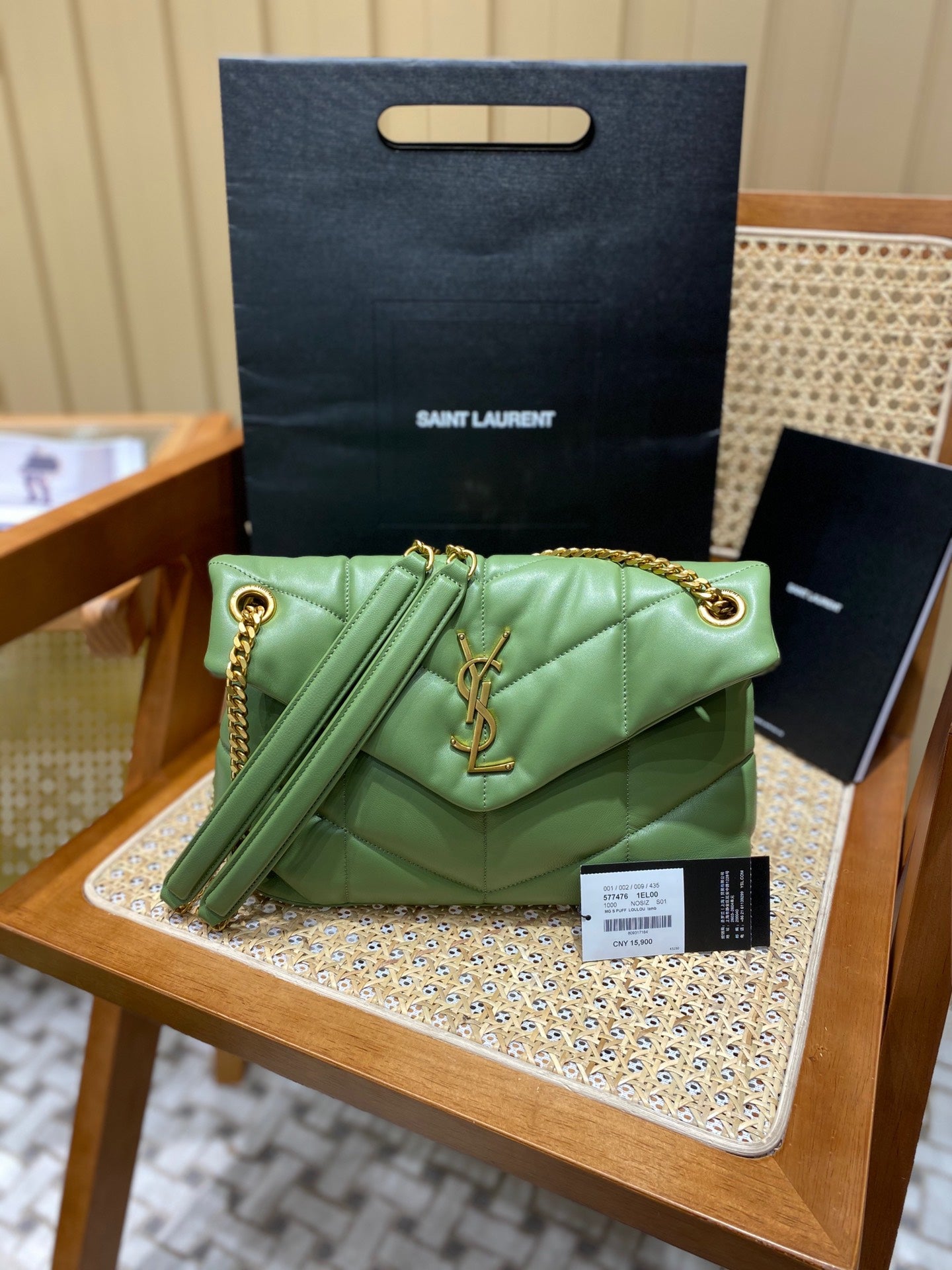 Bolsa  Ysl Loulou Puffer Média