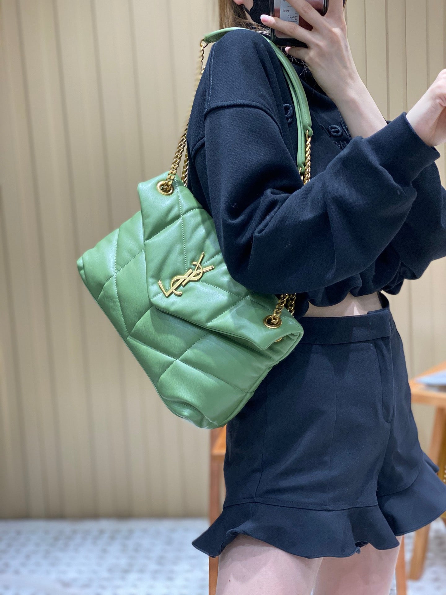Bolsa  Ysl Loulou Puffer Média