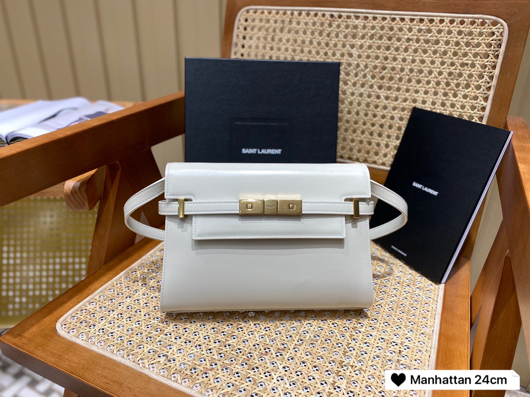 Bolsa YSL 𝙈𝙖𝙣𝙝𝙖𝙩𝙩𝙖𝙣 𝟮𝟰𝙘𝙢