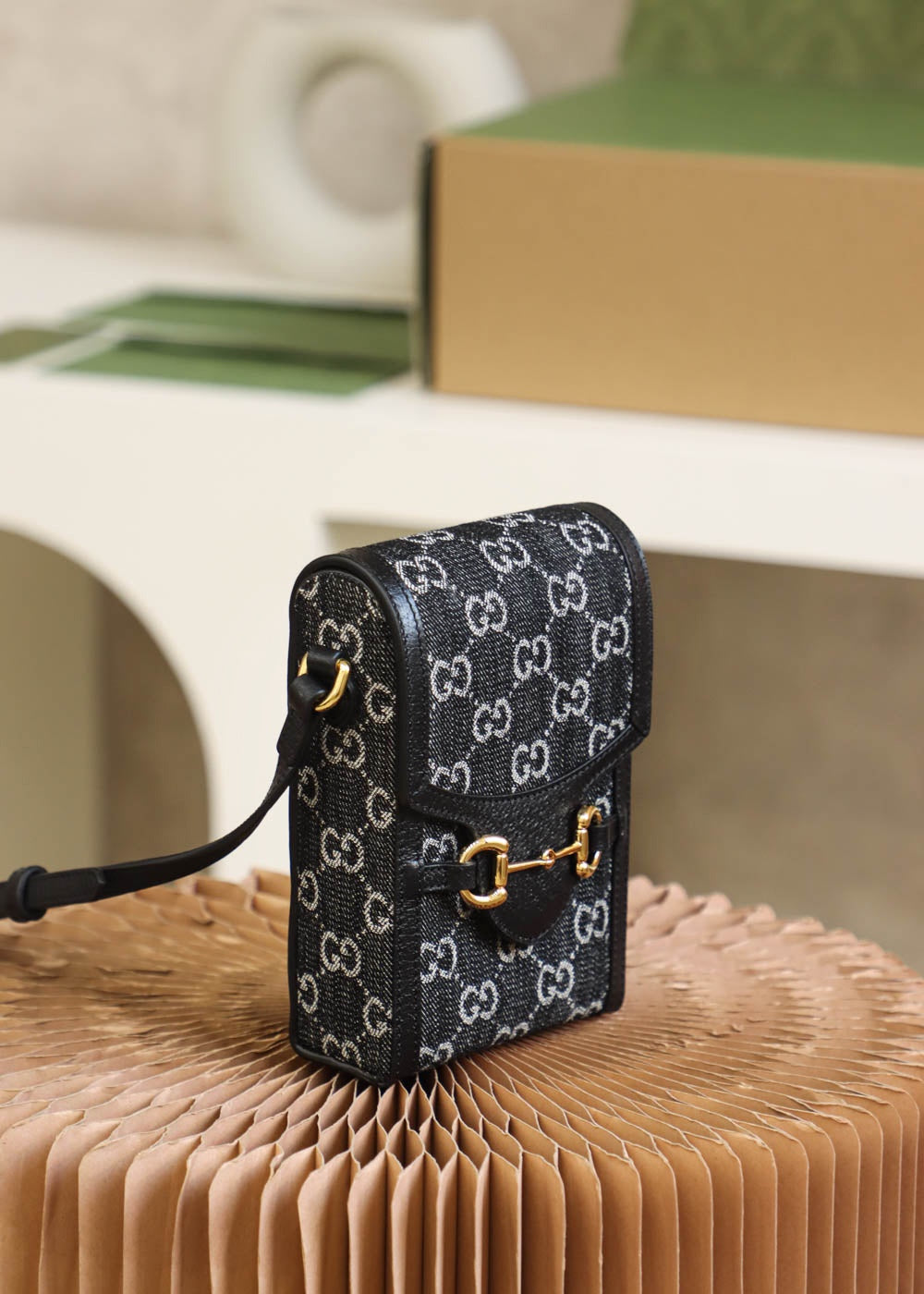 Bolsa GUCCI 𝟏𝟗𝟓𝟓 𝐃𝐞𝐧𝐢𝐦