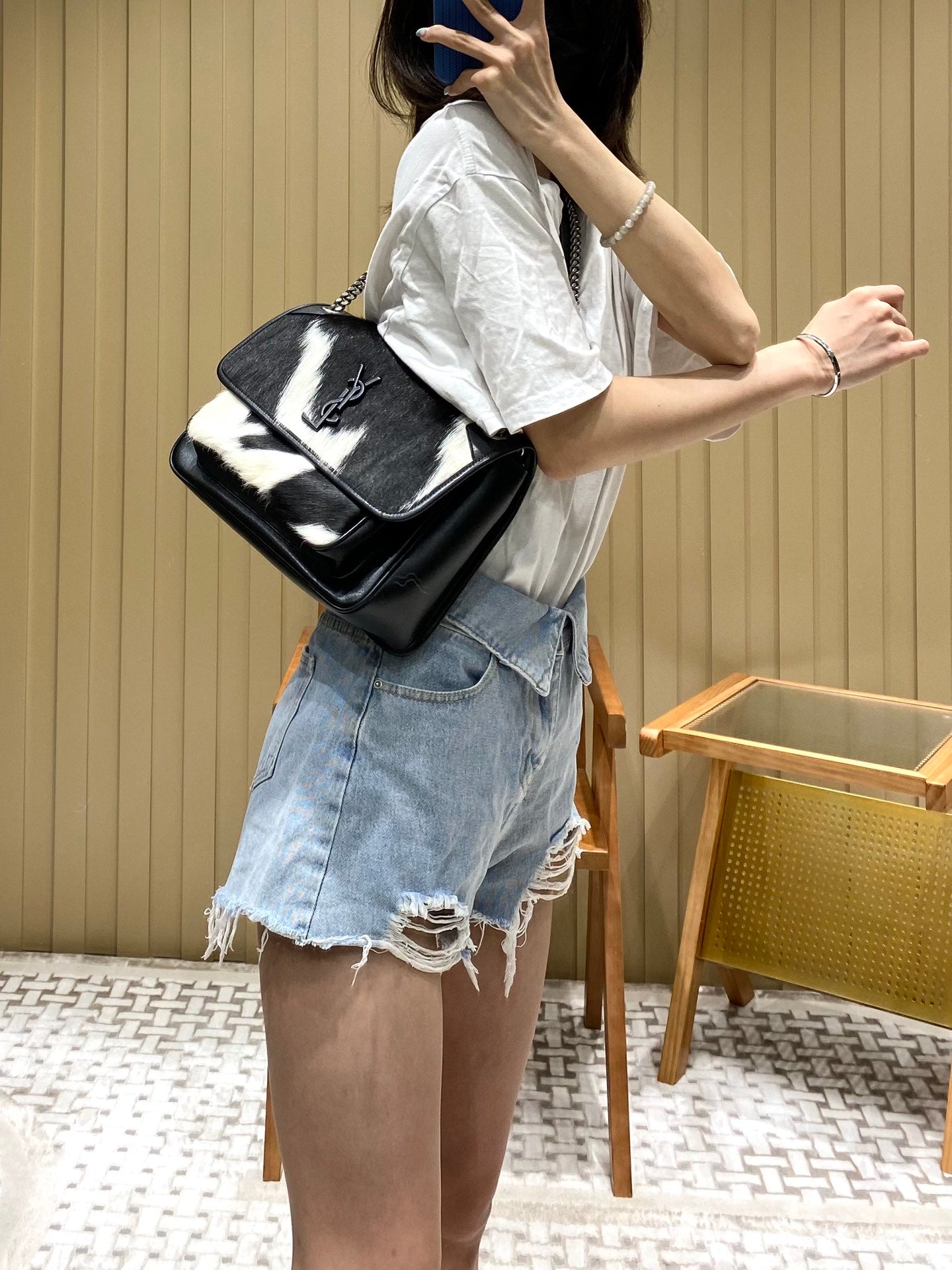 Bolsa YSL 𝐍𝐢𝐤𝐢 28𝐜𝐦