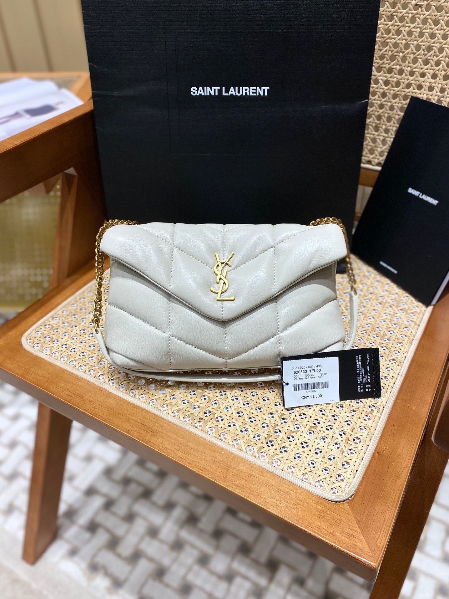 Bolsa  Ysl Loulou Puffer Mini