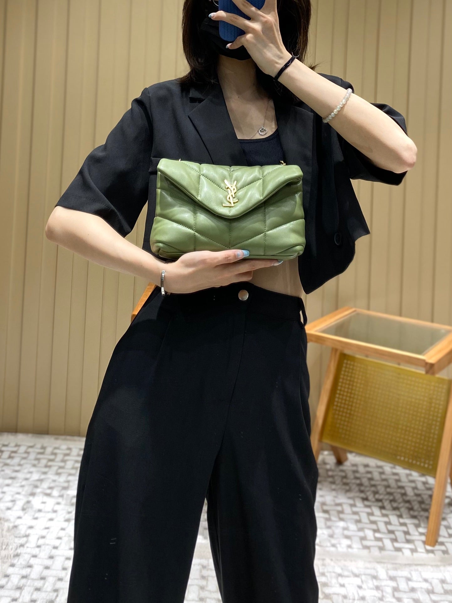 Bolsa  Ysl Loulou Puffer Mini