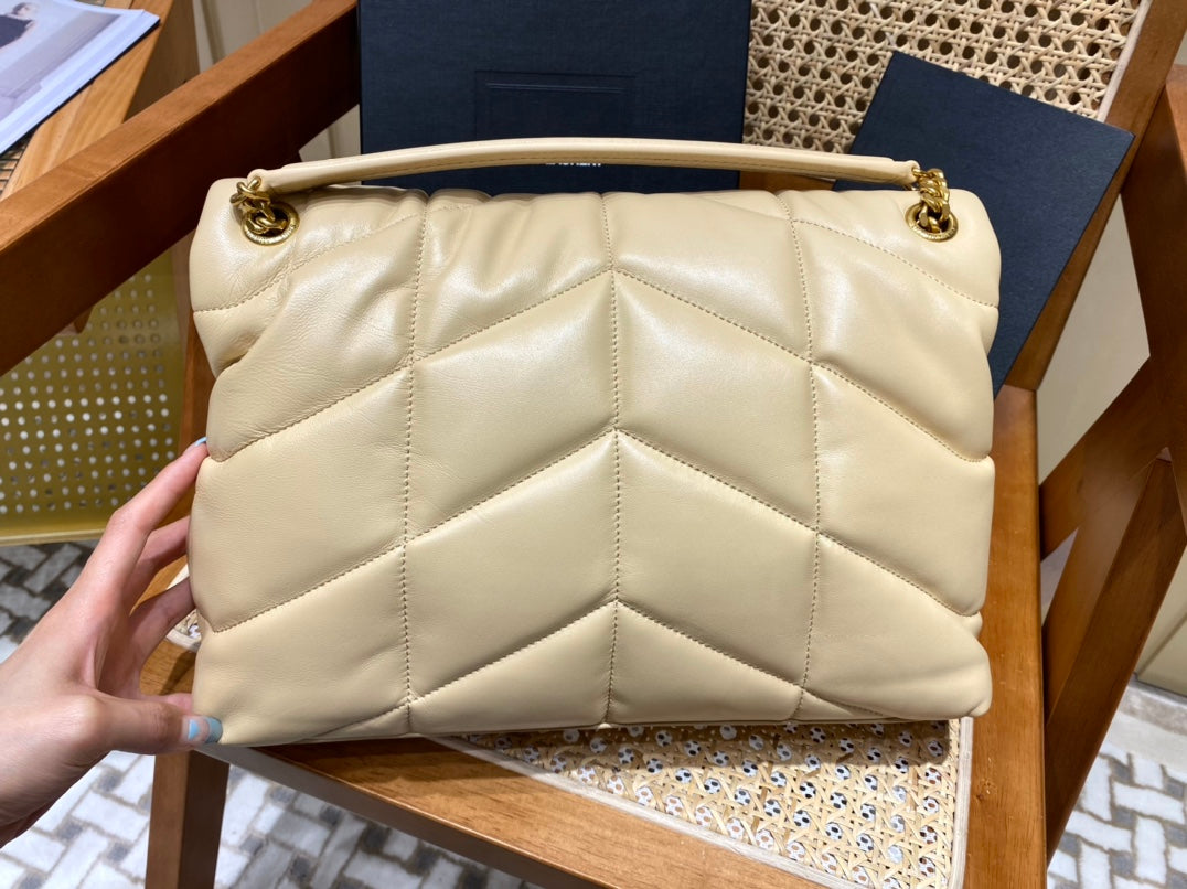 Bolsa  Ysl Loulou Puffer Grande