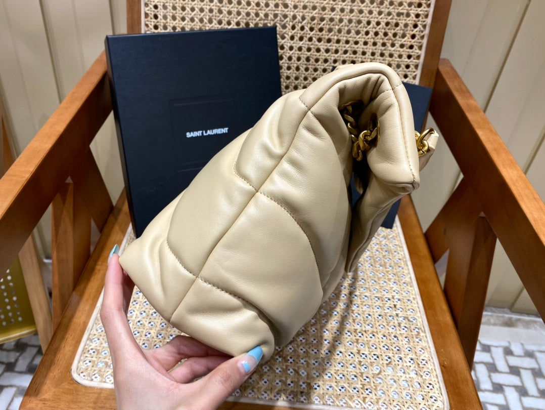 Bolsa  Ysl Loulou Puffer Grande