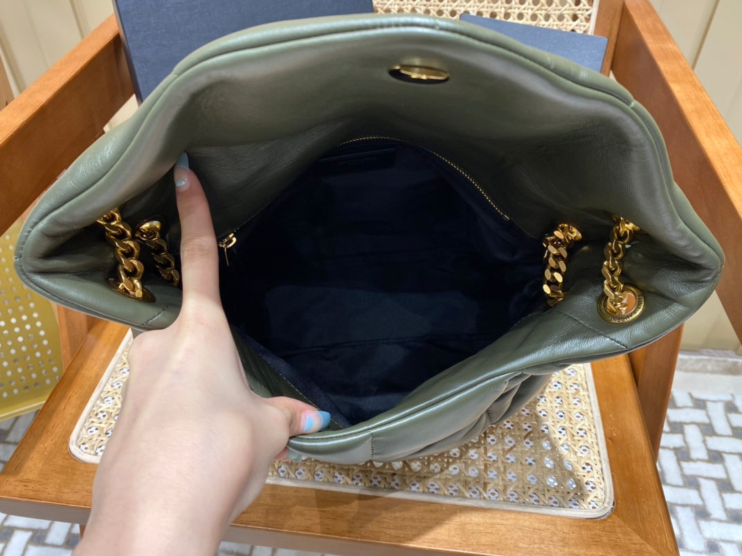 Bolsa  Ysl Loulou Puffer Grande