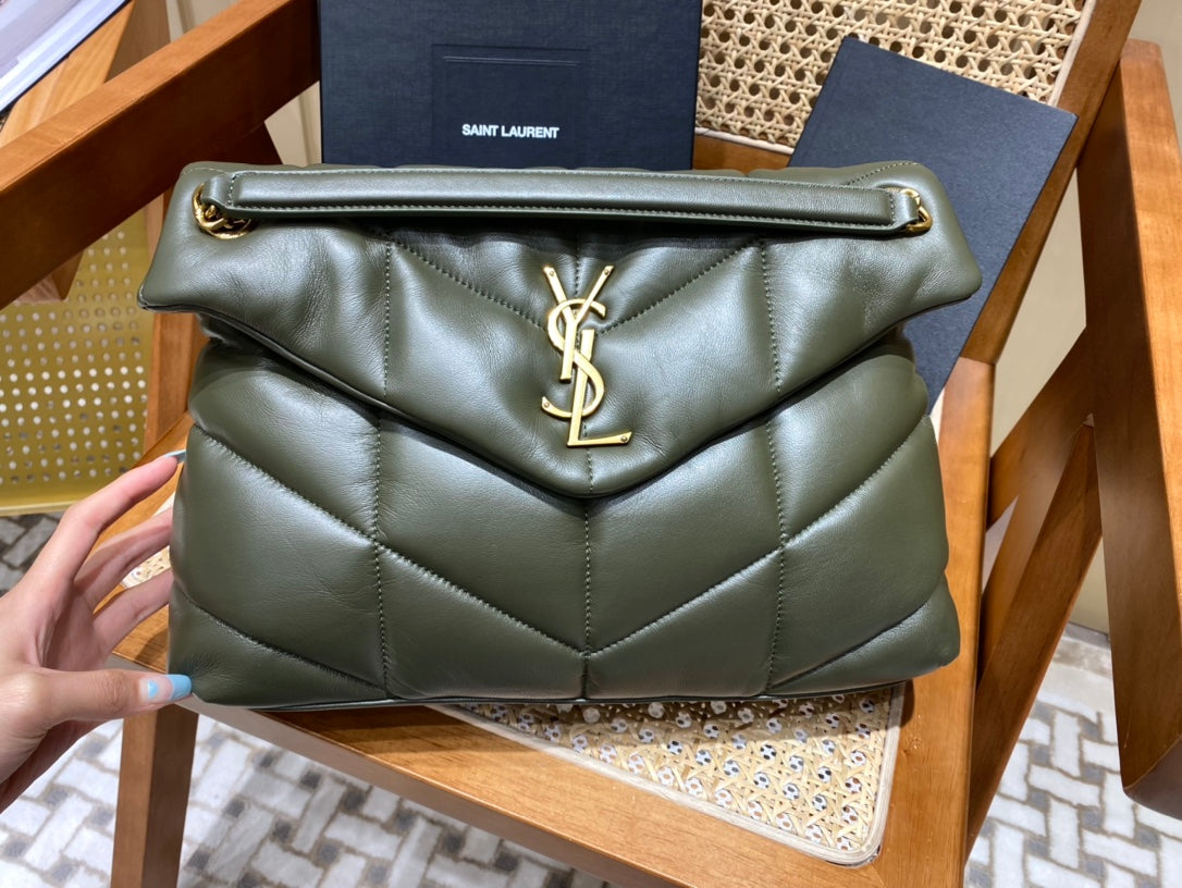 Bolsa  Ysl Loulou Puffer Grande