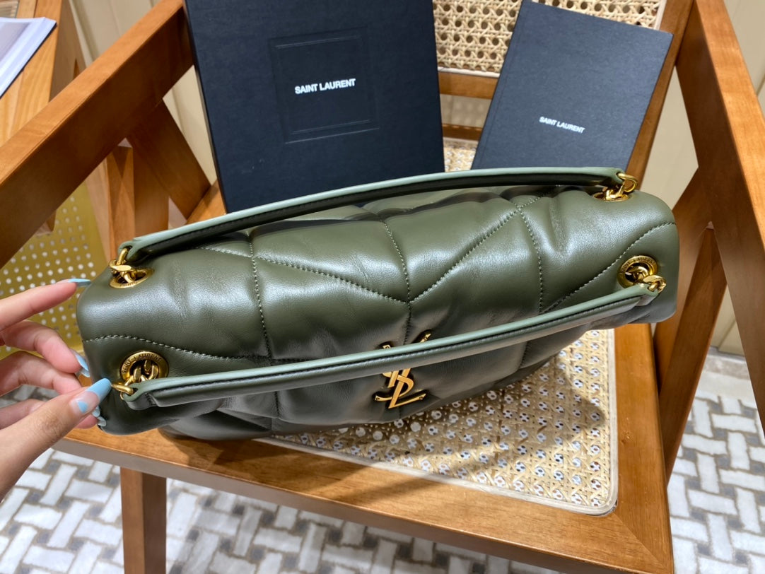Bolsa  Ysl Loulou Puffer Grande