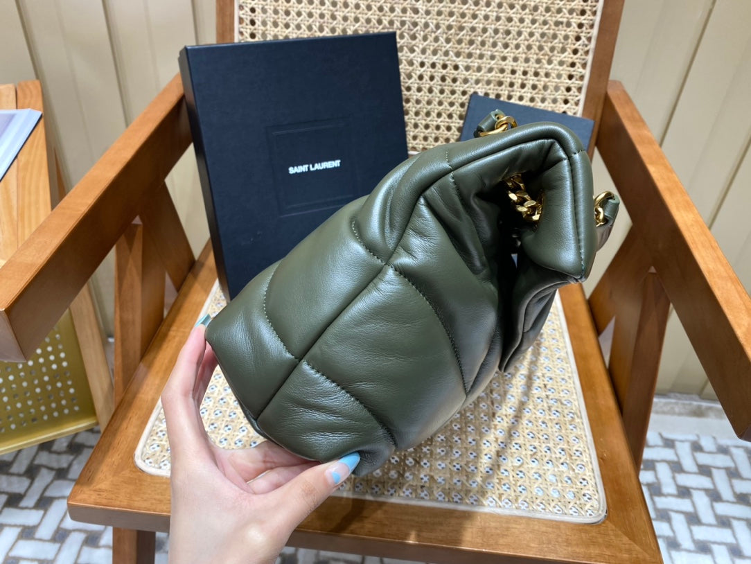 Bolsa  Ysl Loulou Puffer Grande