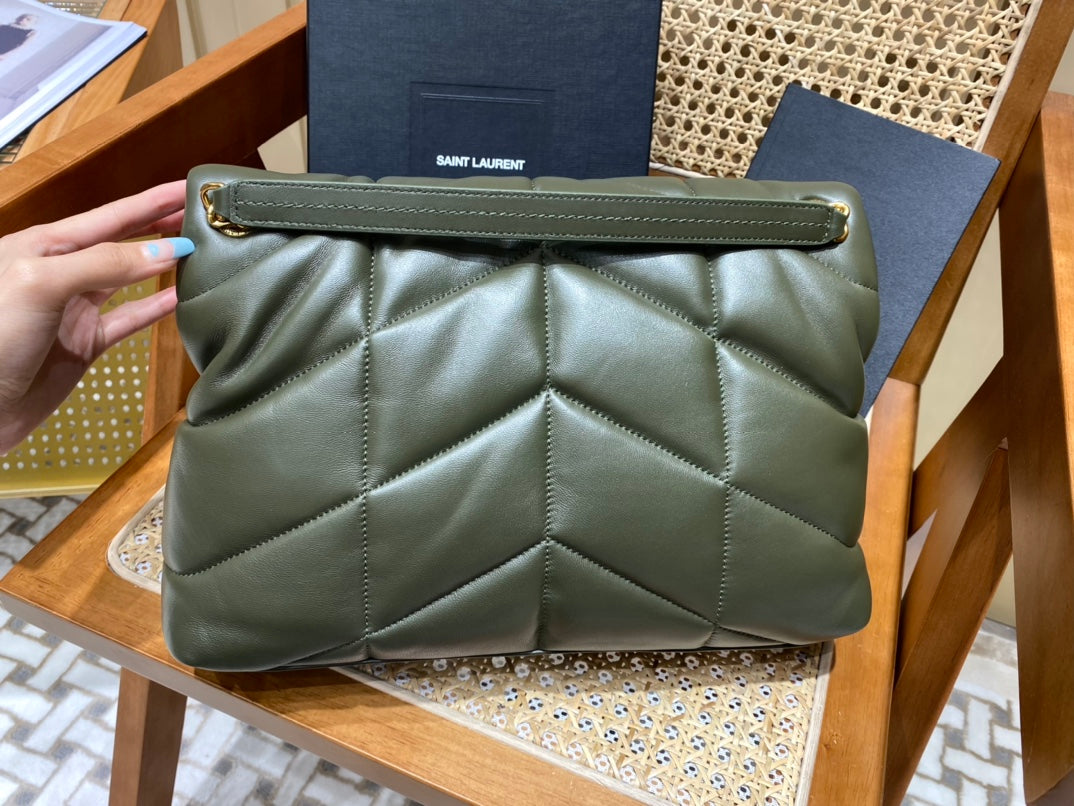 Bolsa  Ysl Loulou Puffer Grande