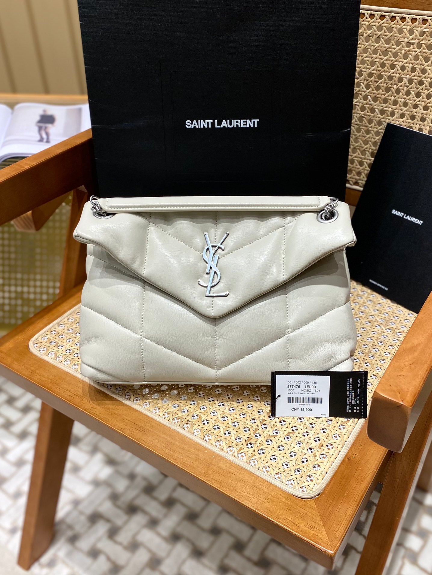 Bolsa  Ysl Loulou Puffer Média