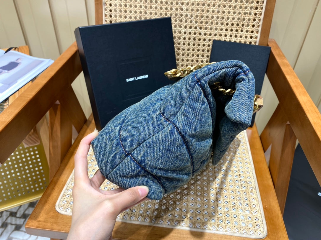 Bolsa  Ysl Loulou Puffer Grande