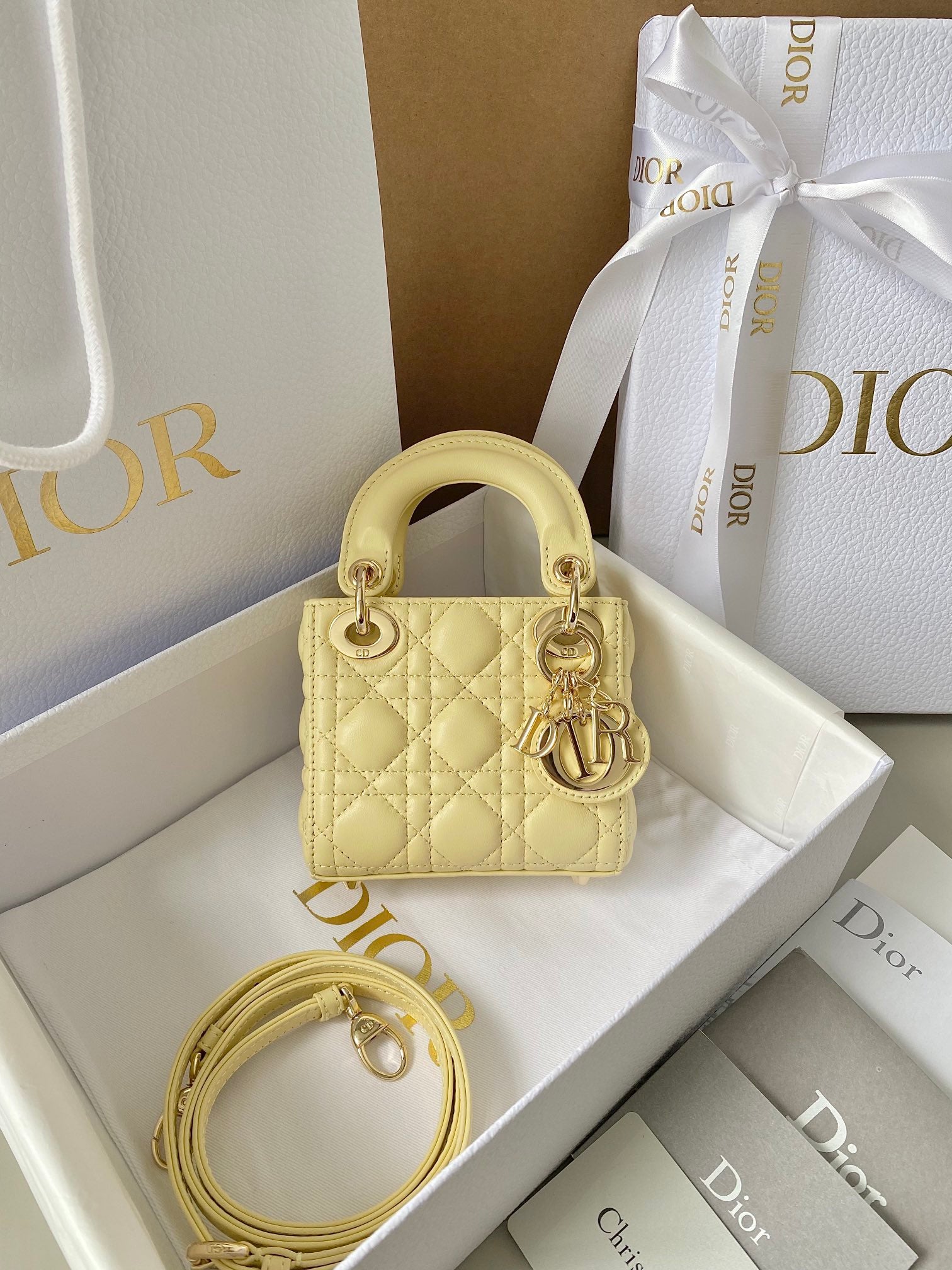 Bolsa Dior MICRO LADY DIOR