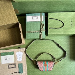 Bolsa Gucci Supreme Web Mini