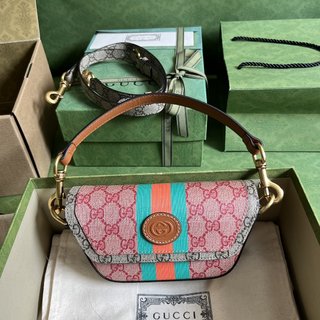 Bolsa Gucci Supreme Web Mini