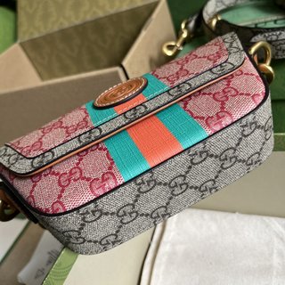 Bolsa Gucci Supreme Web Mini