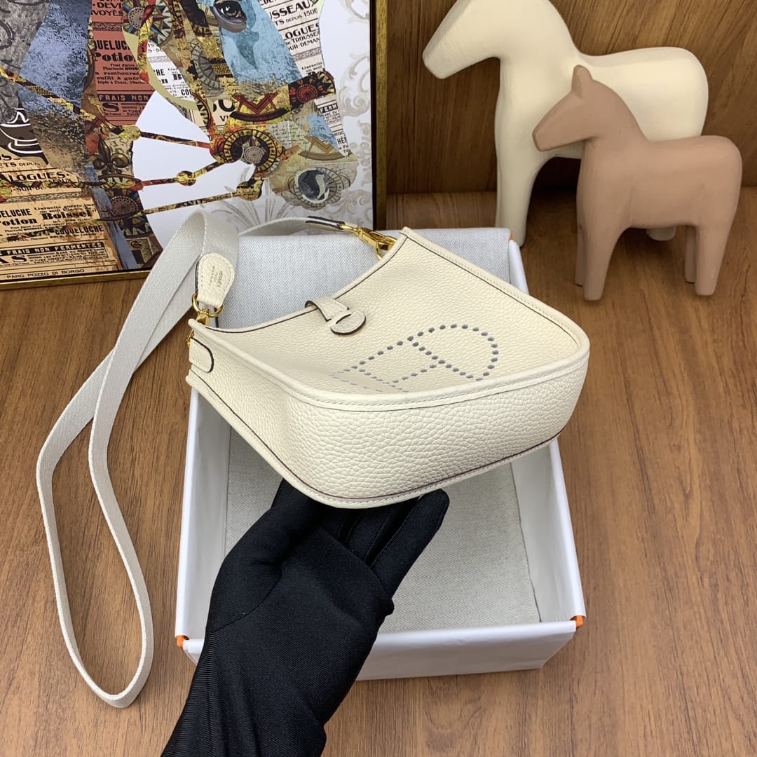 Bolsa Hermès Mini Evelyn 17cm Clemence i2