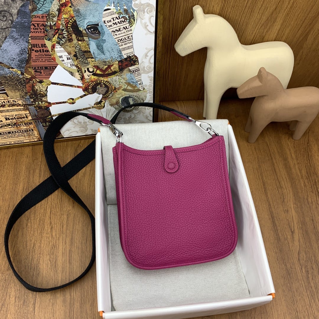 Bolsa Hermès Mini Evelyn 17cm Clemence L3