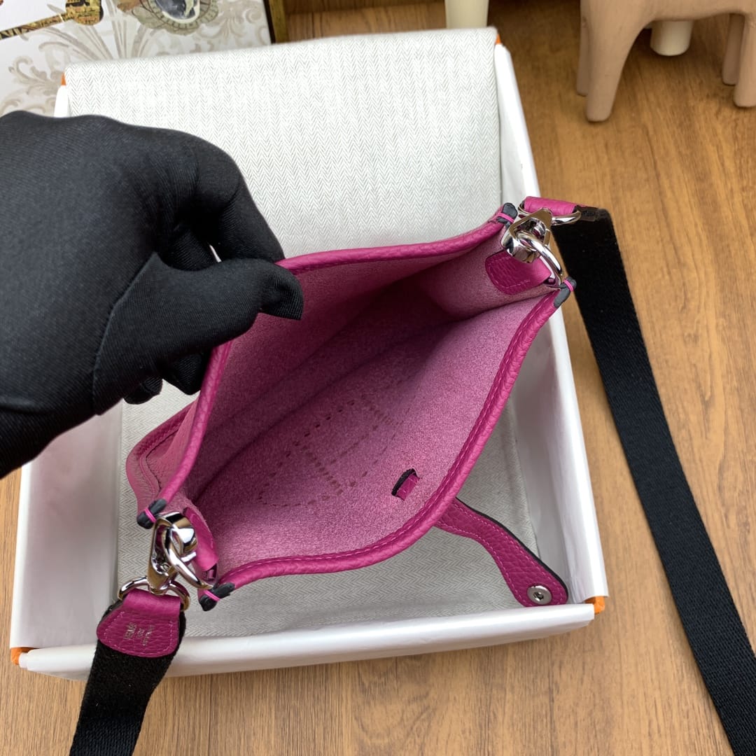 Bolsa Hermès Mini Evelyn 17cm Clemence L3